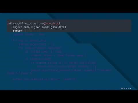 Transforming JSON with Python: Organize Your Files by Folders