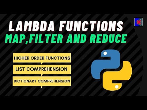 Lambda Functions in Python | Map, Filter and Reduce | Higher Order Functions in Python