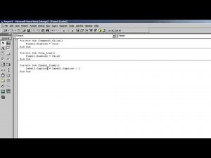 VB6 - Simple Countdown Timer