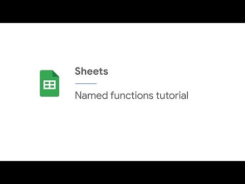 How to create and use named functions in Google Sheets