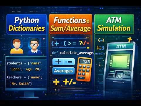 Python ATMs for Beginners| Create Your First Command Line Banking App