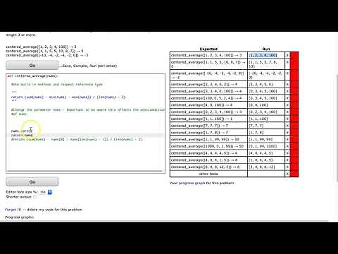 Codingbat - centered_average (Python)