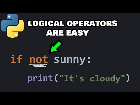 Logical operators in Python are easy 🔣