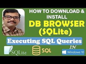 HOW TO DOWNLOAD AND INSTALL DB BROWSER (SQLite) IN WINDOWS 10/11 || CREATE DATABASE AND TABLE