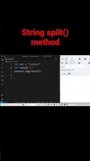 String Split() Method in JavaScript