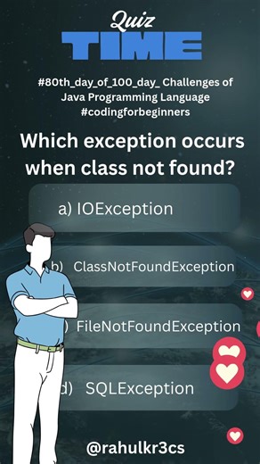 #80th_day_of_100_day_ Challenges of Java Programming Language #cdingforbeginners