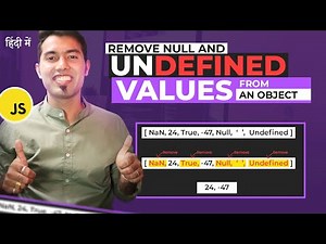 JS Interview: Remove Null and Undefined Values from an Object 🔥