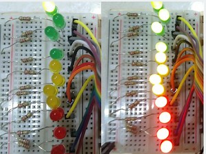 LED chaser using arduino uno