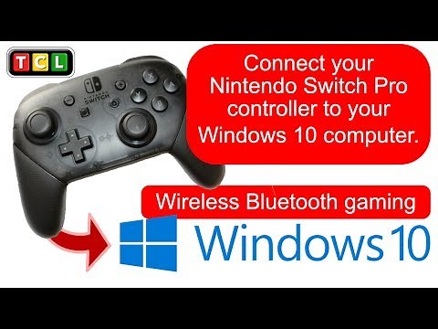 HOW TO - Connect Nintendo Switch Pro Controller to Windows 10 PC
