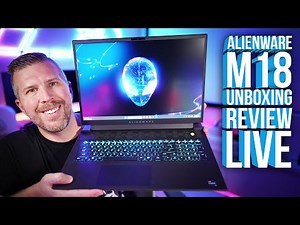 Alienware M18 Unboxing Review LIVE! 10+ Games, Undervolt, Overclock, Display Test, and More!