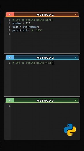 Convert Integer to String via 3 Methods #int
