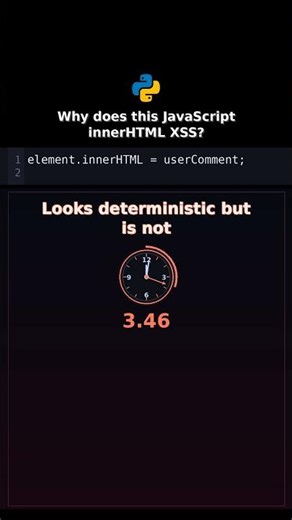 Why does this JavaScript innerHTML XSS? #javascriptxss