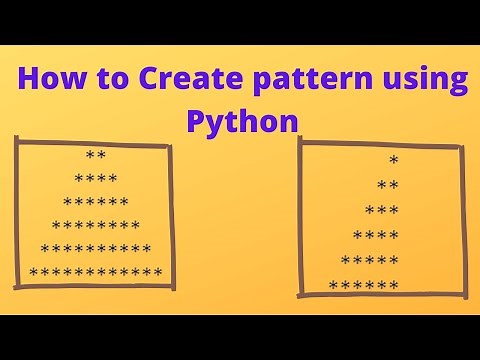 Python project for Beginners 1 : Create Pyramid Pattern using Python