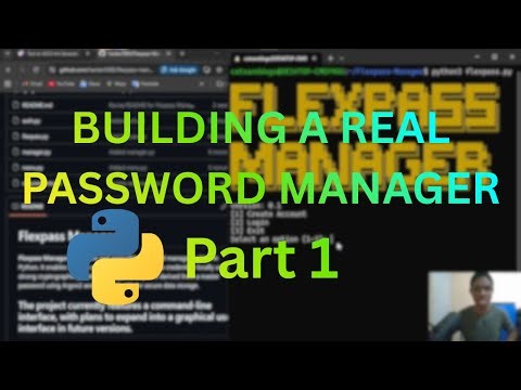 Building a Secure Password Manager in Python (Part 1) | Authentication, Encryption & Menu