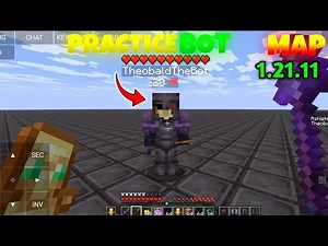 Best PvP Practice Bot Map 1.21.11 🤯 | Minecraft Java Mobile | Mojo Launcher