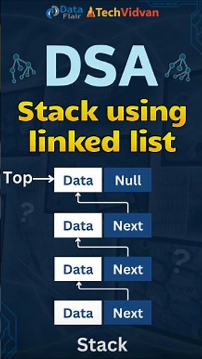 Stack Using Linked List in Data Structures | DSA Basics for Beginners