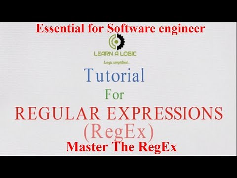 Regular expression tutorial. Regex tutorial. Step by step learn the basics of regex.