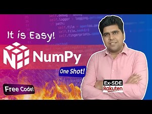 NumPy in Python | Python NumPy Tutorial & Full Course for Beginners