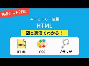Webページはどう表示される？HTMLとCSSの仕組みを図で理解【高校情報Ⅰ 4-1-6後編】