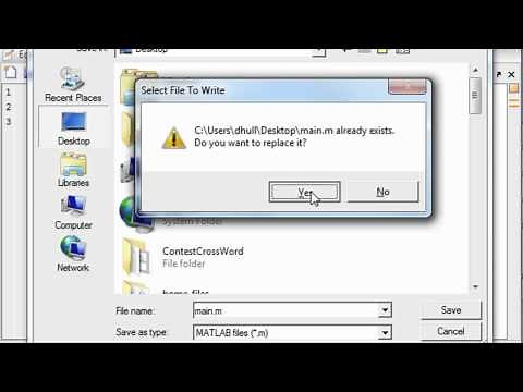 MATLAB tutorial: Scripts
