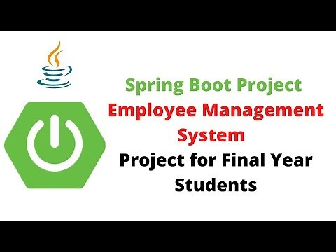 Spring Boot Project - Employee Management System | Project for Final Year Students