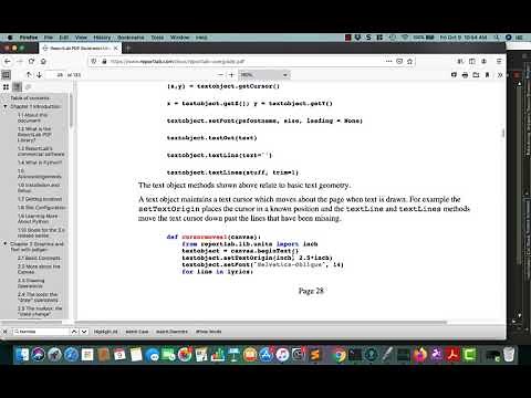 ReportLab 101 - Using the textobject