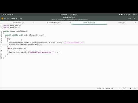 Java RMI implementation | Java | RMI