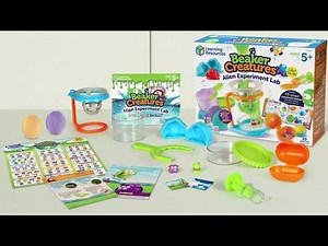 Learning Resources Beaker Creatures Alien Experiment Lab - Make Slime with Collectible Surprise Eggs