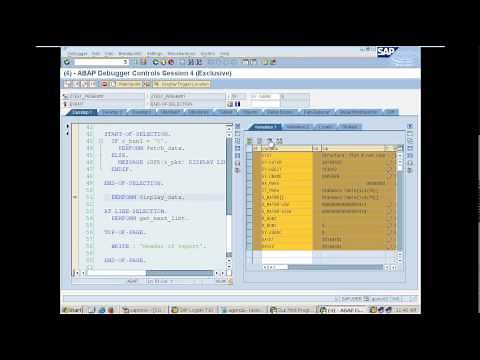 Debugging SAP Program, Flow of events in ABAP - Days 6