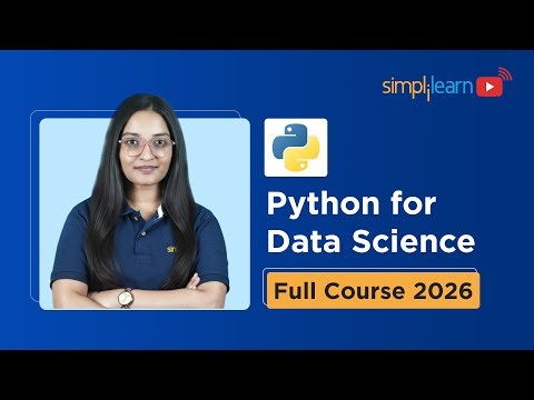 Python for Data Science Full Course 2026 [Free] | Learn Data Science With Python | Simplilearn