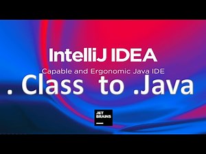 Decompilar Class to Java Intelij