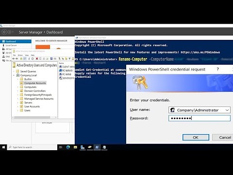 How To Remotely Rename Client Computer in Active Directory Using Domain Controller PowerShell