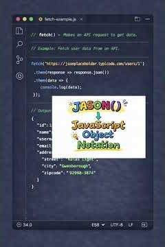 Master the JavaScript Fetch Method in 1 minute 🚀 (Beginner Friendly)