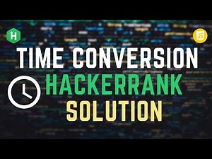 Time Conversion | HackerRank Solution JavaScript