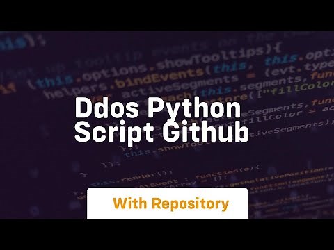 ddos python script github