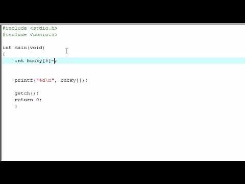 C Programming Tutorial - 14 - Intro to Arrays