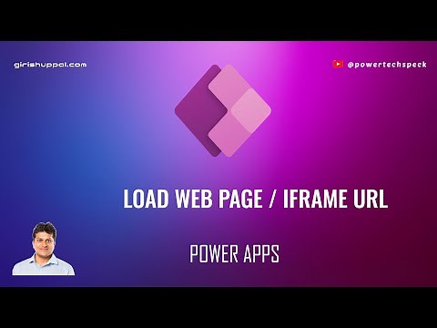 How to load dynamic Web Page (IFrame URL) in a model driven app using JavaScript?
