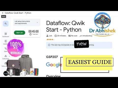 Dataflow: Qwik Start - Python | FEB 2026 | #GSP207 #qwiklabsarcade2026