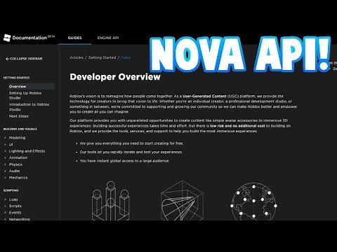 Um "tour" pela NOVA "API" do ROBLOX!