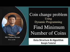 Find Minimum number of coins|Coin change problem|Dynamic Programming|Bangla Tutorial