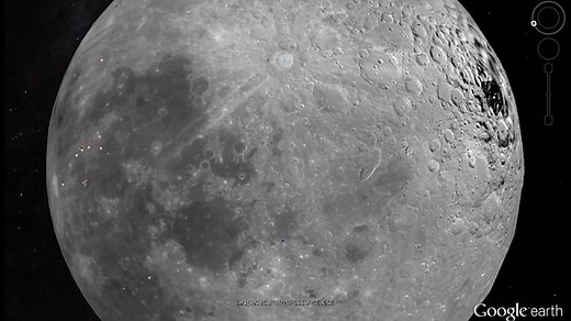 Google Earth images of the moon show apparent 'alien tower'