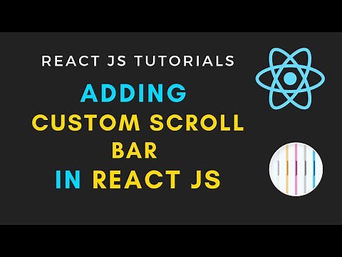 How to customize scroll bar in ReactJS | react-custom-scrollbars