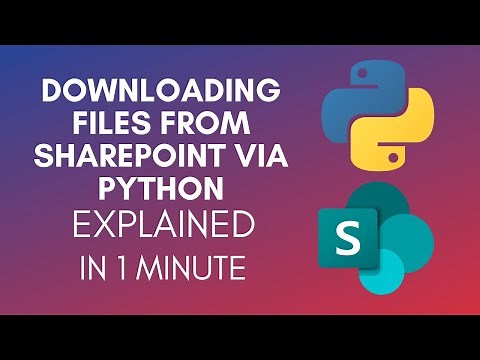 How To Download Files From SharePoint Using Python? (2024)