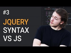3: jQuery syntax and differences from JavaScript - Learn jQuery front-end programming