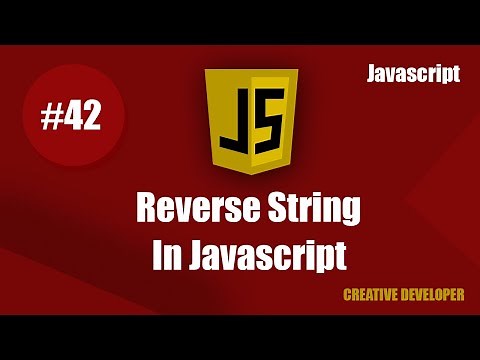 Reverse string in javascript || Javascript reverse string || Reverse string || Javascript tutorial