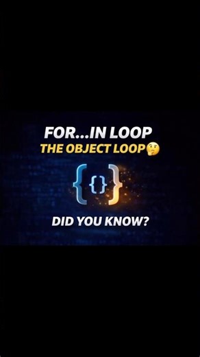 “For…In Loop – Most Misused Loop in JavaScript 😳”