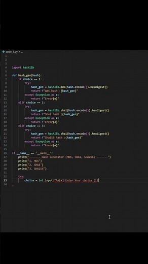 Build a Hash Generator in Python | MD5, SHA1, SHA256 Explained & Coded!