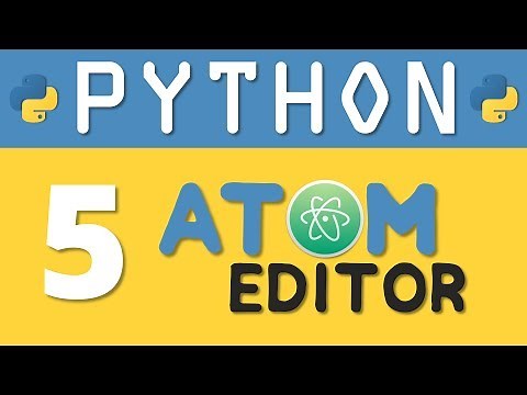 Python tutorial 5: How to Setup Atom Editor for Python Programming By Manish Sharma