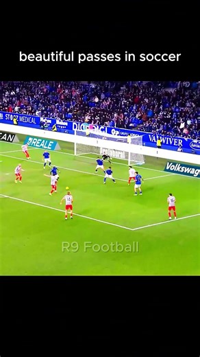 beautiful passes in soccer #soccer