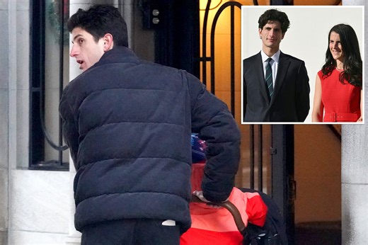 Distraught Jack Schlossberg seen with nephew entering sister Tatiana’s NYC building hours after her tragic death